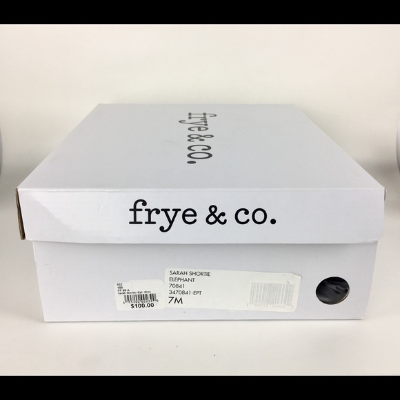 Frye & Co Grey Suede Leather Ankle Boots 7 M Gray - Picture 8 of 8